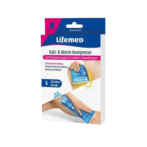 LIFEMED Chladivý a hrejivý vankúšik S 13 x 14 cm