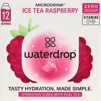 WATERDROP Ice Tea Raspberry 12 ks