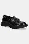 Dětské mokasíny Calvin Klein Jeans černá barva, V3X4-83181