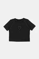 Dětské tričko Guess černá barva, J5YI06 K8HM4