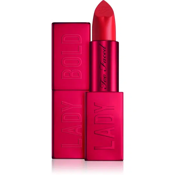 Too Faced Lady Bold Cream Lipstick krémová rtěnka pro dlouhotrvající efekt odstín Lady Bold 3.3 g