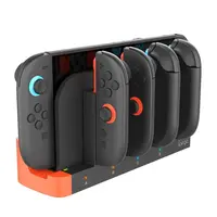 iPega SW2185 Nabíjecí Stanice pro JoyCon Ovladače Nintendo Switch 2 černá