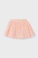 Dětská sukně Mayoral béžová barva, mini, áčková