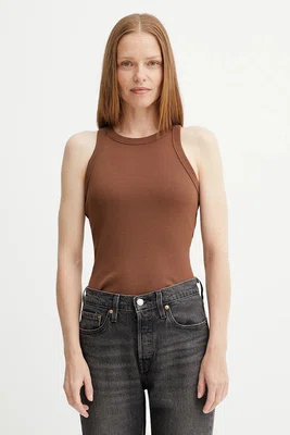 Top Marc O'Polo hnědá barva, 5000006448