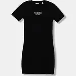Dívčí šaty Guess černá barva, mini, J5YK11 KBZP4