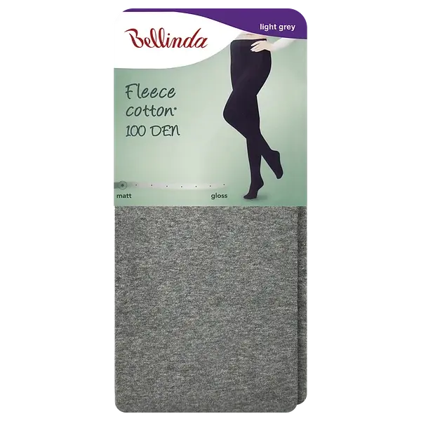 Bellinda 
FLEECE COTTON 100 DEN - Opaque tights - grey