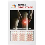 TEMTEX Cross Tape, béžový Rozměry: 5,2 cm x 4,4 cm - 40 ks
