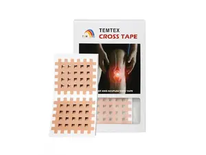 TEMTEX Cross Tape C, béžová 5,2 x 4,4 cm – 40 ks