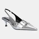 Lodičky Steve Madden Lezley stříbrná barva, 11003440