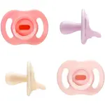 Tommee Tippee Ultra Light Stay Put 0-6 m dudlík Girl 4 ks
