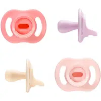Tommee Tippee Ultra Light Stay Put 0-6 m dudlík Girl 4 ks