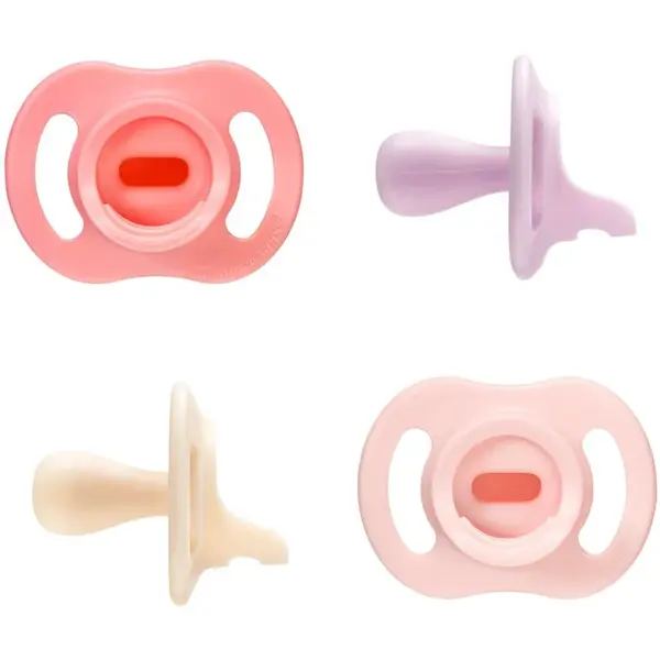 Tommee Tippee Ultra Light Stay Put 0-6 m dudlík Girl 4 ks