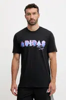 Tréninkové tričko adidas Performance PRIDE pánské, černá barva, JL7620