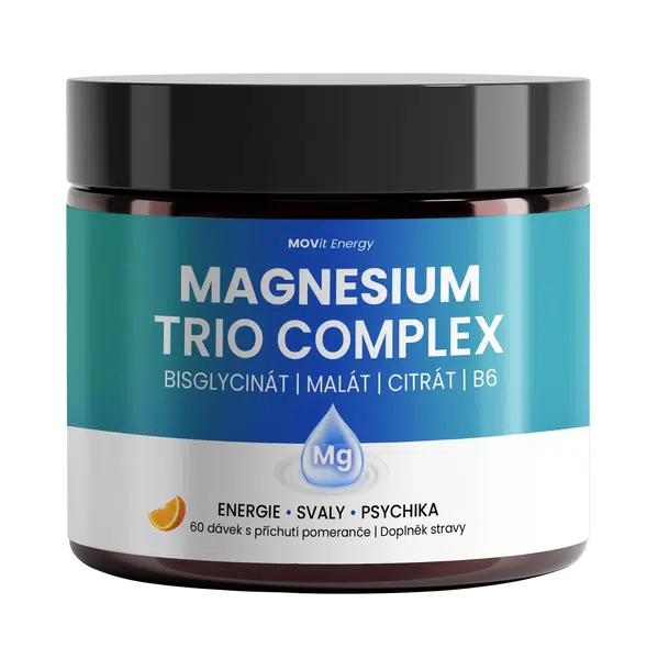 MOVIT ENERGY Magnesium Trio Complex Drink, pomeranč 360 g