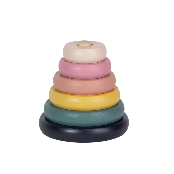 PETITE&MARS Hračka dřevěná skládací - Orbit Wood of Mars 36m+