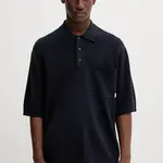 Polo tričko Calvin Klein pánské, tmavomodrá barva, LV04LC331G