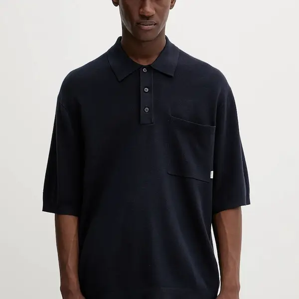 Polo tričko Calvin Klein pánské, tmavomodrá barva, LV04LC331G