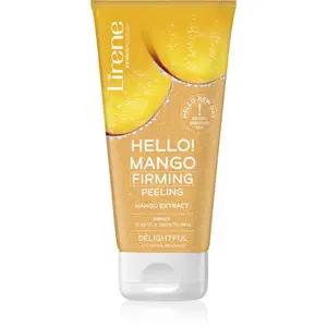 Lirene Hello! Mango zpevňující tělový peeling s vyživujícím účinkem 175 ml