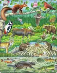 Puzzle MAXI - Zvířátka v lese/45 dílků