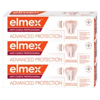 ELMEX  Anti- Caries Professional Advanced Protection Zubní pasta proti zubnímu kazu 3 x 75 ml
