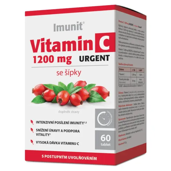 IMUNIT Vitamin C 1200 mg urgent se šípky 60 tablet