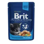 BRIT Premium Cat kapsa Chicken Chunks for Kitten 100 g
