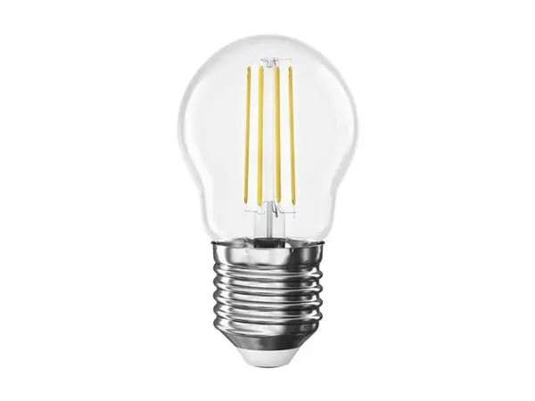 Žárovka Filament LED E27 3,4W Mini Globe bílá teplá EMOS ZF6D22