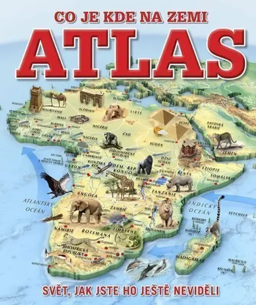 Atlas - co je kde na Zemi (poškozené)