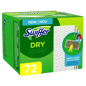 SWIFFER Prachovky na podlahu suché 72 kusů