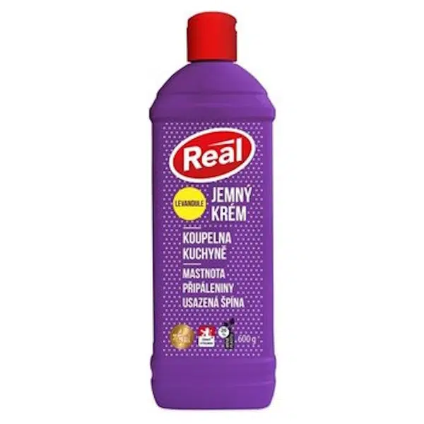 REAL Jemný levandule 600 g, poškozený obal