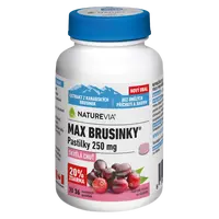 NATUREVIA Max brusinky pastilky 36 pastilek