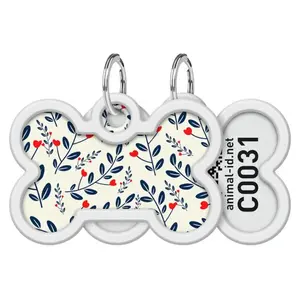 WAUDOG Identifikační známka QR kost Rostliny 1 kus