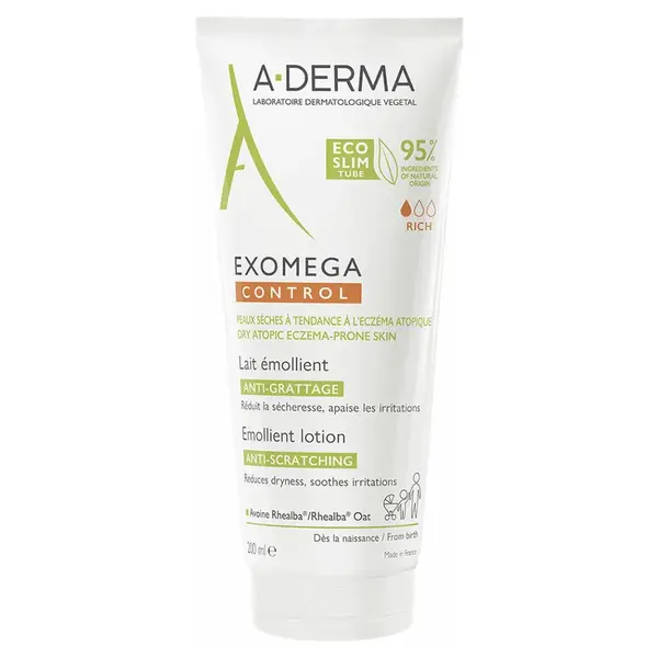 A-DERMA Exomega Control Emolienční mléko 200 ml