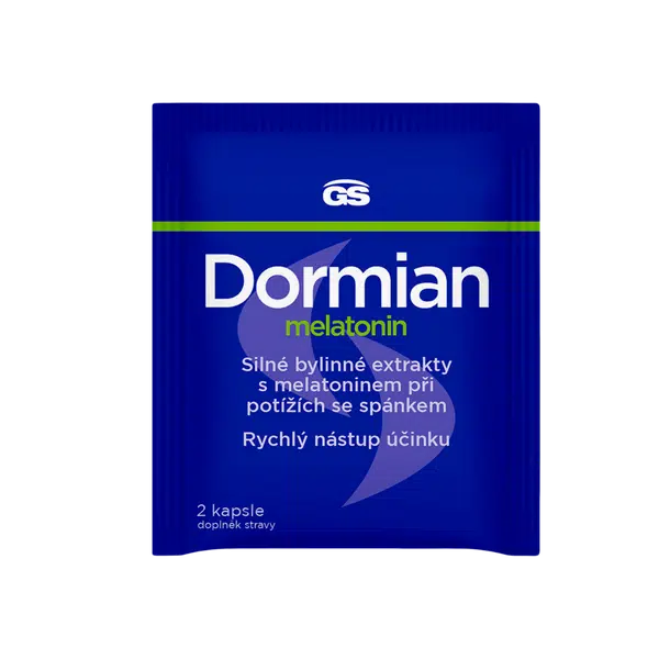 GS Dormian Melatonin, 2 kapsle
