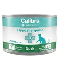 CALIBRA Veterinary Diets Hypoallergenic konzerva pro kočky Duck 200 g