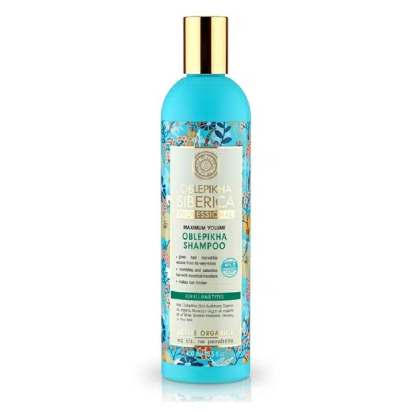 NATURA SIBERICA Rakytníkový šampón pro všechny typy vlasů 400 ml