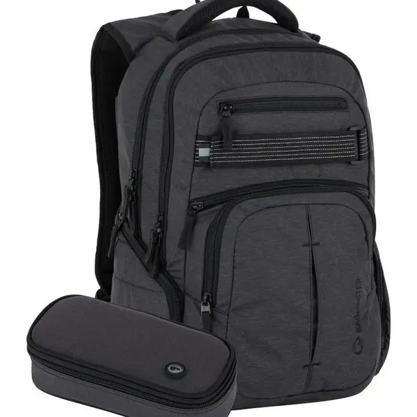 Školní set Bagmaster SCOUT 25 A Set Grey