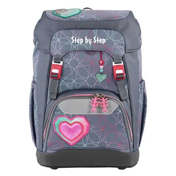 Školní aktovka Step by Step Grade Glitter Heart Hazle