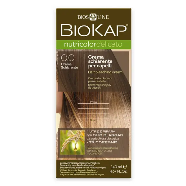 BIOKAP Barva na vlasy 0.0 Zesvětlovač 140 ml