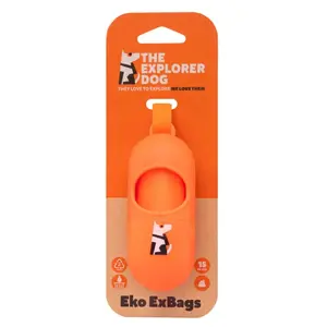 EXPLORER DOG Zásobník s 1 rolí 15 ks pytlíků