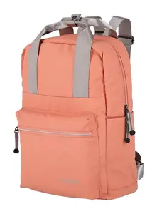 Městský batoh Travelite Basics Canvas Backpack Coral