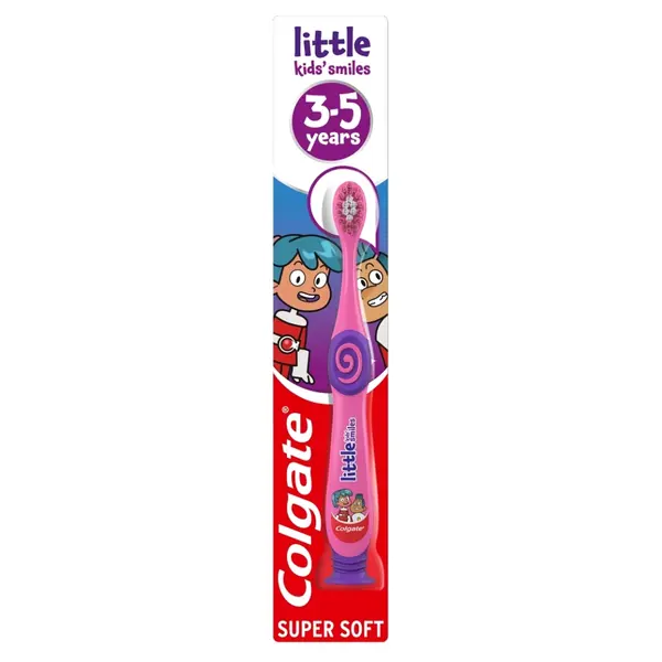 COLGATE Dětský zubní kartáček Little Kids Smiles pro děti ve věku 3-5 let 1ks