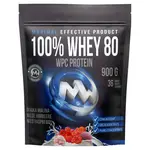 MAXXWIN 100% Whey protein 80 divoká malina 900 g