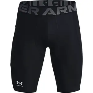 Under Armour HEATGEAR ARMOUR LONG SHORTS Pánské kompresní kraťasy, černá, velikost S