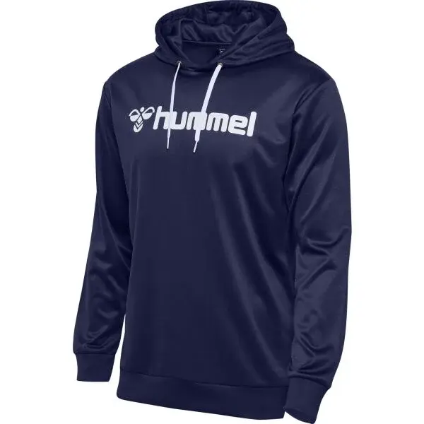 Hummel LOGO HOODIE Pánská mikina, tmavě modrá, velikost XXL