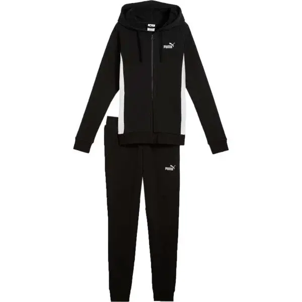 Puma HOODED SWEAT SUIT TR Dámská souprava, černá, velikost
