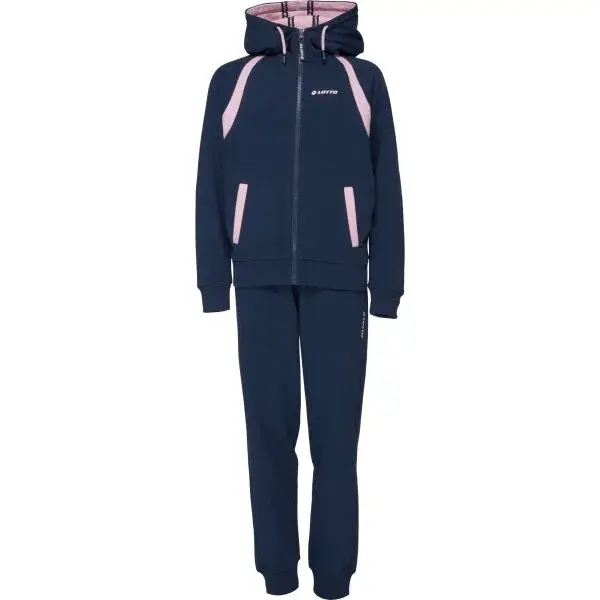 Lotto LENNET Dívčí tepláková souprava, tmavě modrá, velikost 152-158