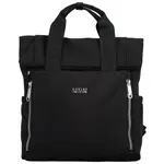 Trendy dámský textilní batoh Coveri Andor, černý