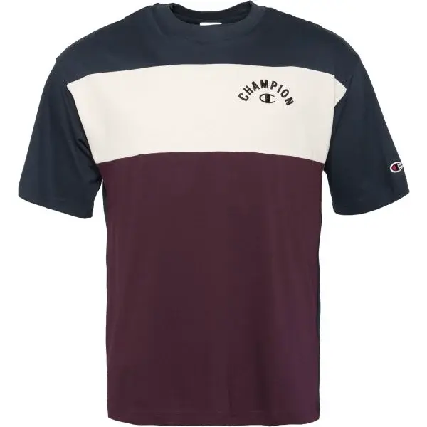 Champion T-SHAPE Pánské tričko, vínová, velikost