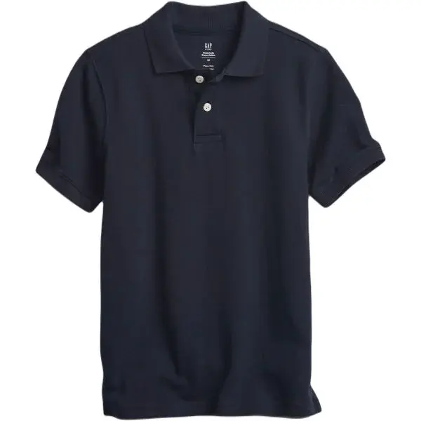 GAP POLO ORGANIC Dětské polo triko, tmavě modrá, velikost